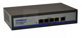 CIOT-H4L2 Switch 5 portów 10/100Mb/s (4 x PoE + 1 x UPLINK), z automatyczną negocjacją , COMMAX